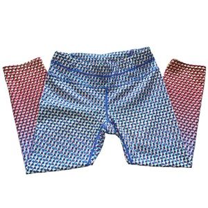 Athleta Vivid Sonar Ombre Athletic Capri Leggings